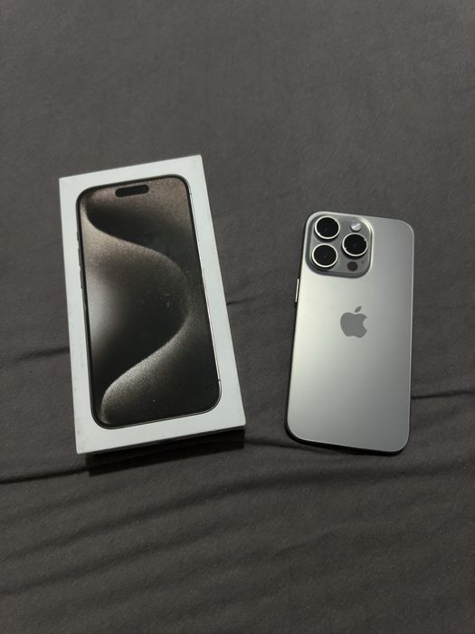 Apple Iphone 15 Pro 256GB Natural Titanium 89% baterii możliwe 100