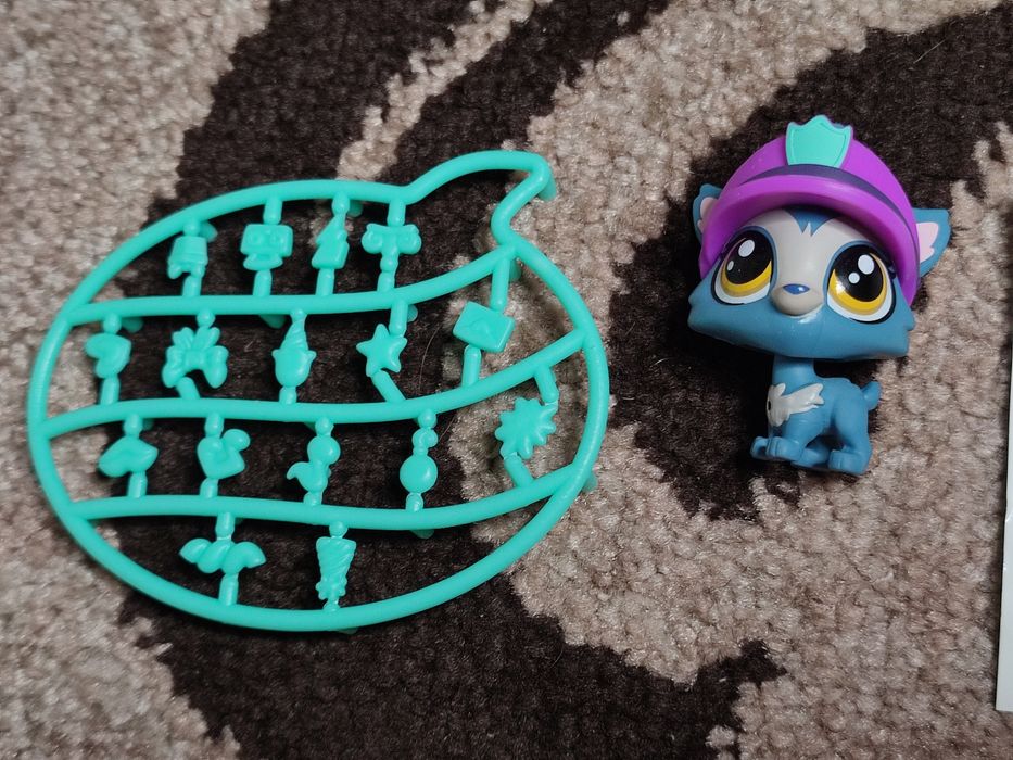 Набір LPS лпс littlest pet shop собачка, машинка та аксесуари