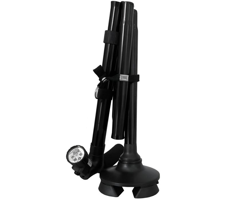 Laska kula ortopedyczna składana lekka led trójnóg prezent dla seniora