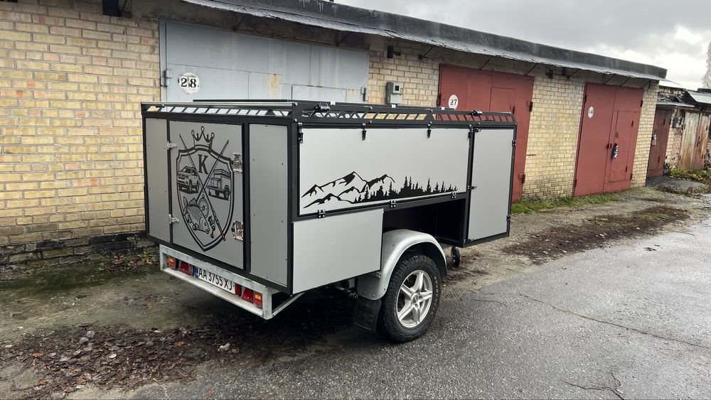 Прицеп кемпер капелька, для бездоріжжя та відпочинку
