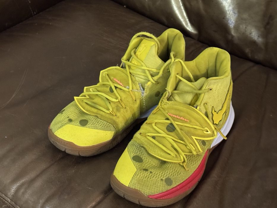 Nike Kyrie 5 SpongeBob | 40–41 размер | Яркие баскетбольные кроссовки