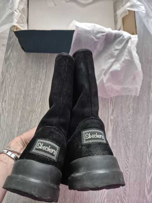 Сапоги зимние, женские Skechers