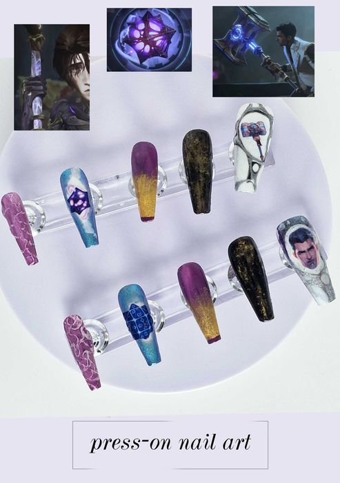 jayce press-on nails M