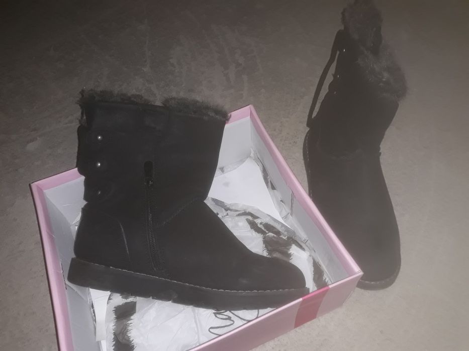 Buty zimowe dziewczece