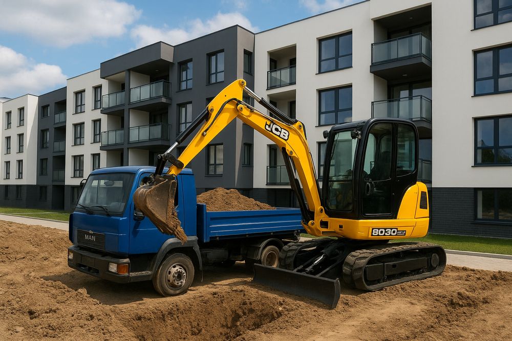 Мініекскаватор 3.2м,копання септиків,комунікацій під ключ.Самоскид