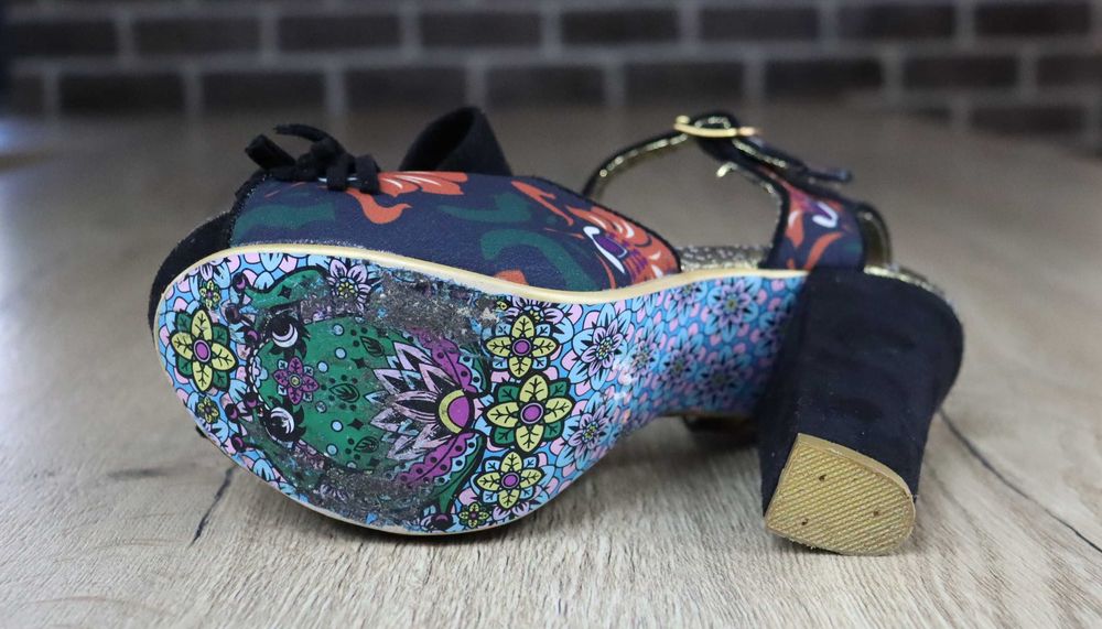 Irregular Choice damskie sandały na słupku 38 ( 24 cm)