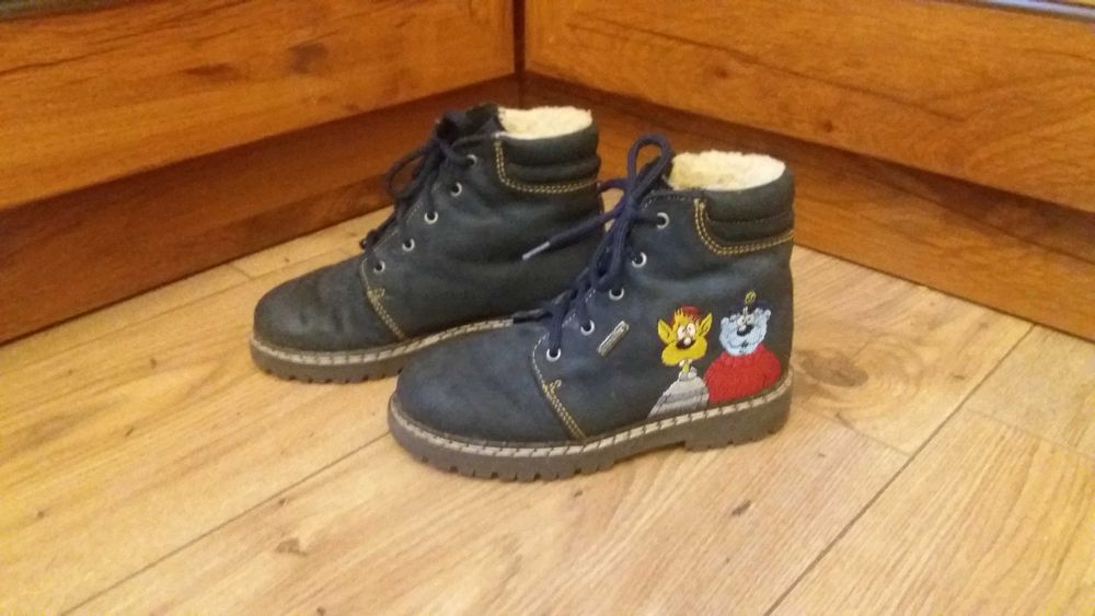 Buty zimowe ocieplane trapery r.28