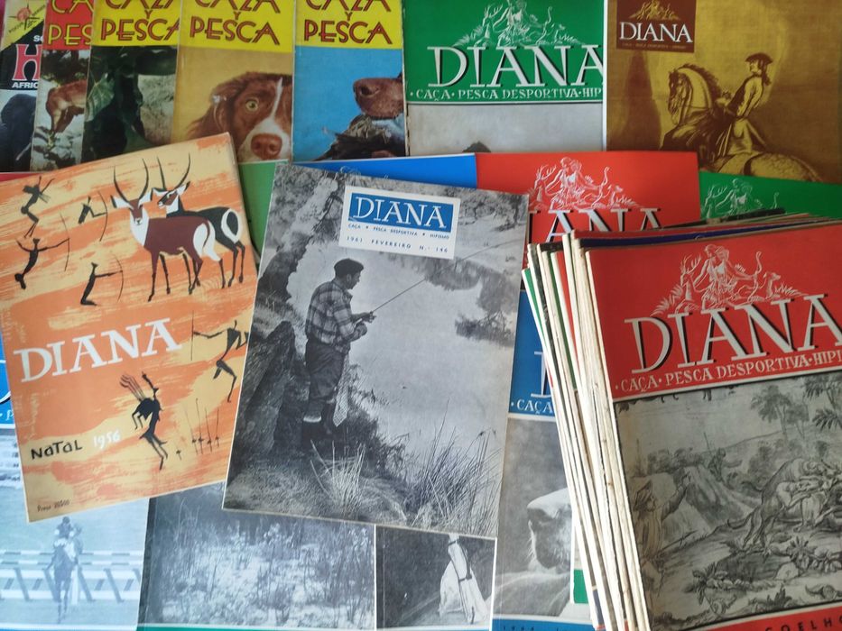 Revista DIANA Caça, Pesca Desportiva e Hipismo (44 Revistas Antigas)