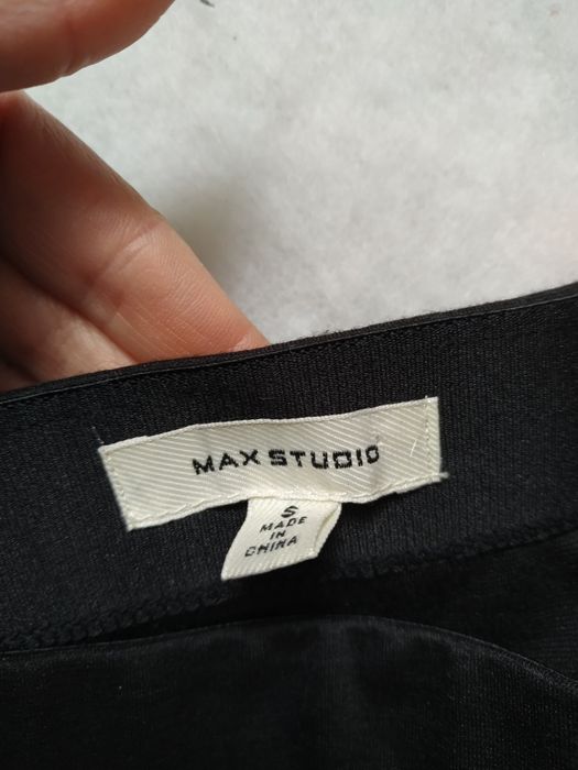 Spódnica Max Studio , S, czarna, asymetryczna, maxi,