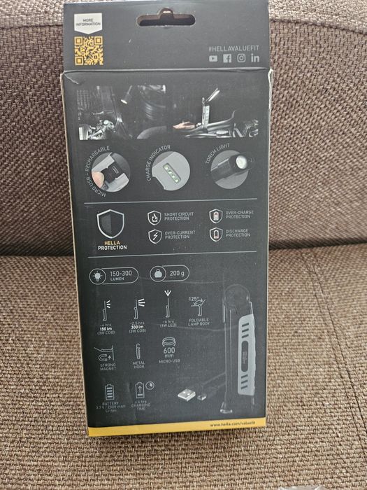 Акумуляторный фонарь  Hella Valuefit