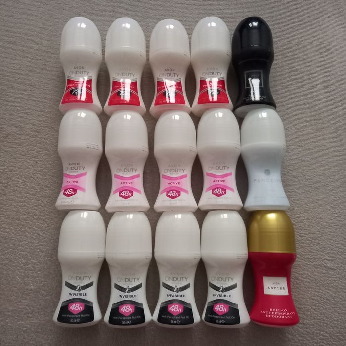 Avon dezodorant antyperspiracyjny damski kulka On duty Perceive Little Black Dress Aspire