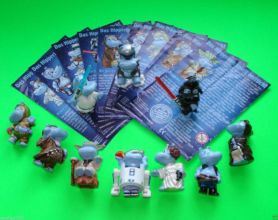 Kinder niespodzianka Ferrero STAR WARS + 10 Karteczek