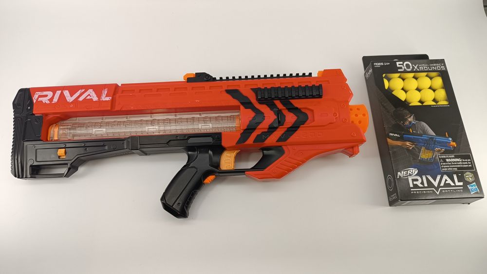 Бластер Nerf Rival Zeus б.у. в хорошому стані (2 кольори) + кулі