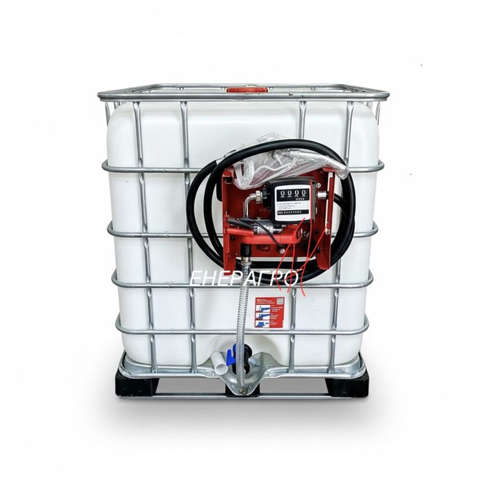 Єврокуб Міні Азс, 1000 літрів резервуар, заправна станція 12 вольт