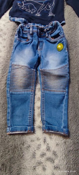 Komplecik dla chłopca dinozaury na święta , na okazje