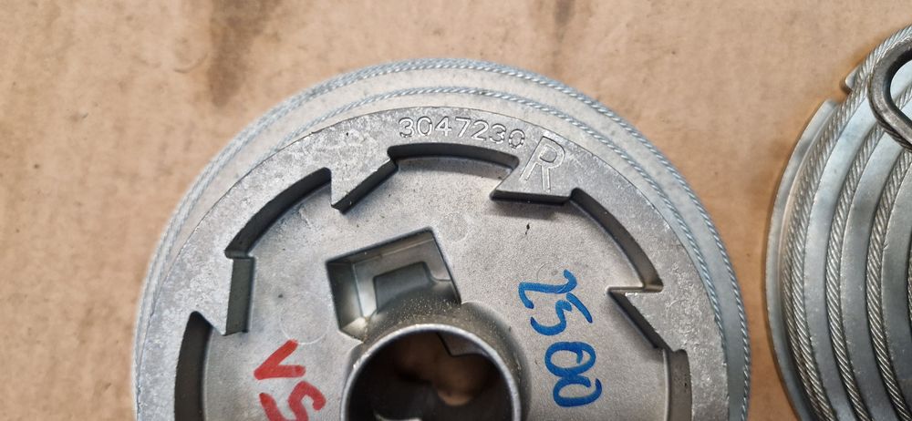 Bębny linowe do bramy garażowej Hormann komplet