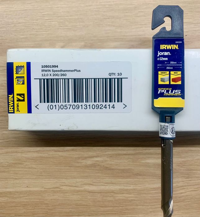 IRWIN 13 sztuk Wiertło 12,0x200/260