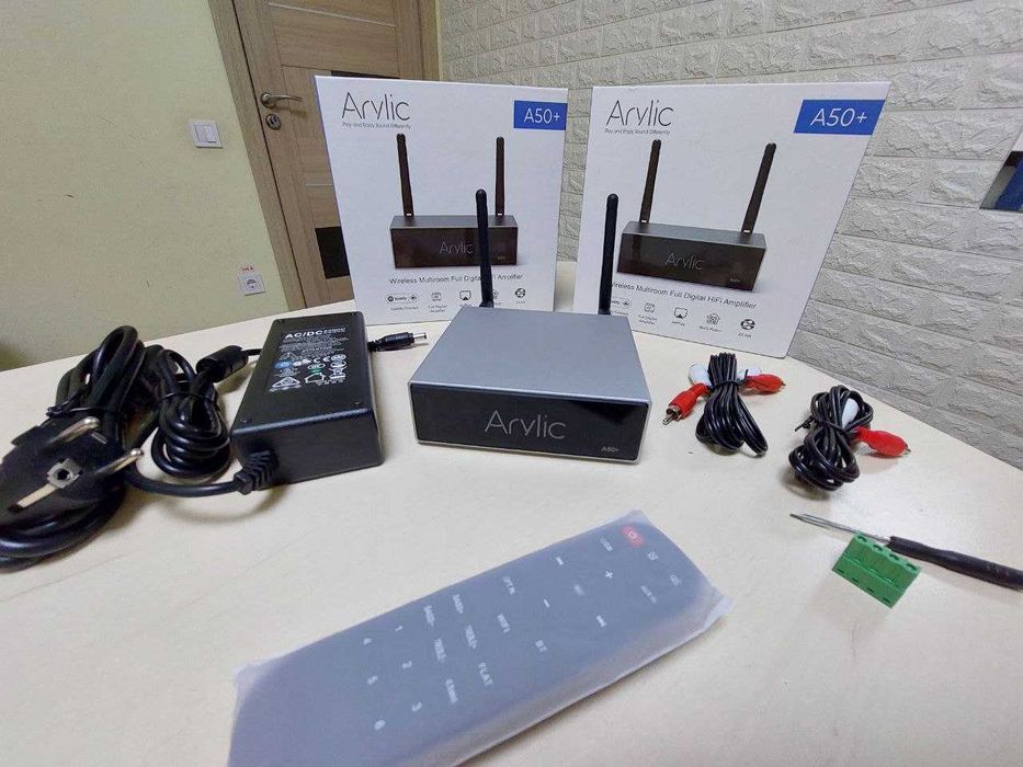 Hi-Fi Підсилювач Arylic A50+ WiFi/Bluetooth 2x50W стримінг мультирум