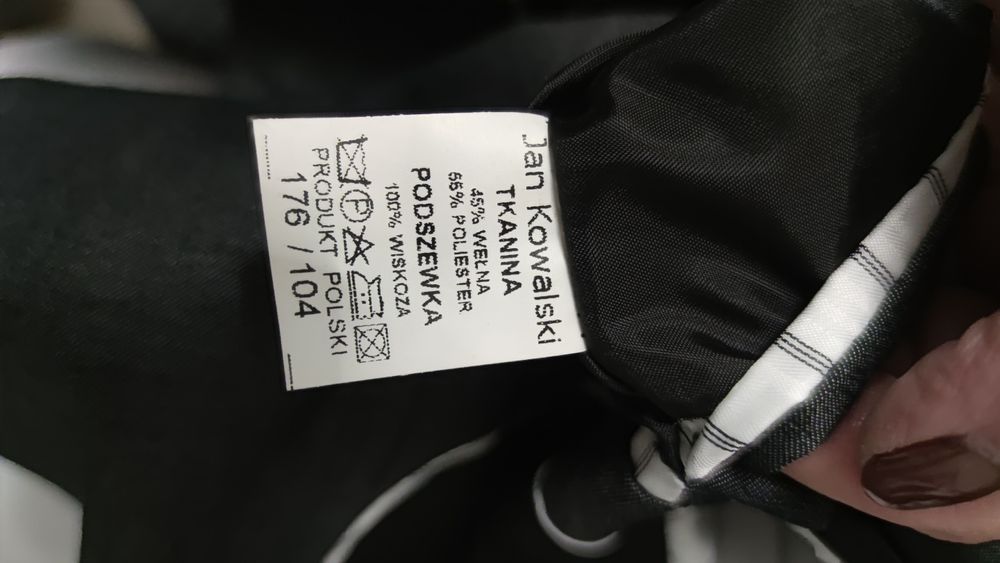 Garnitur męski kolor szary