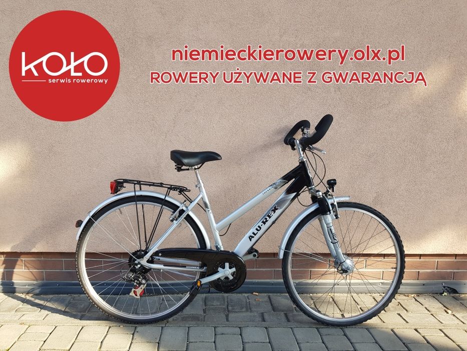 Rower damski damka trekkingowa ALU-REX koła 28 SHIMANO ALUMINIUM rabat
