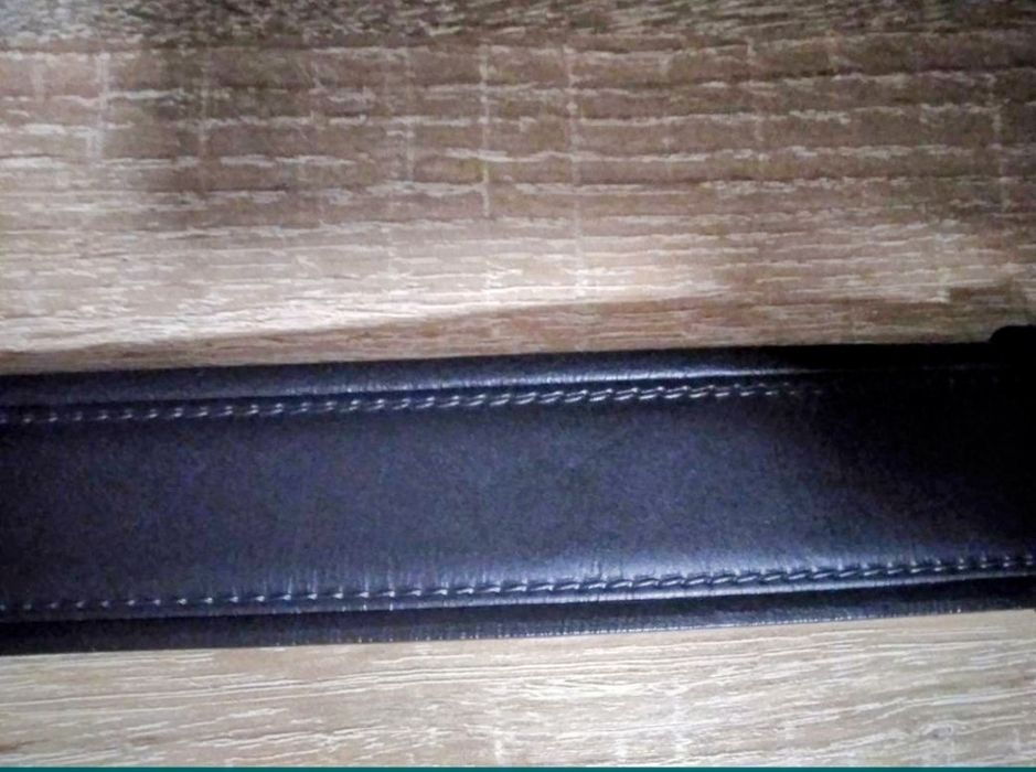 Męski skórzany  pasek 110cm , jeansów szer 4 cm