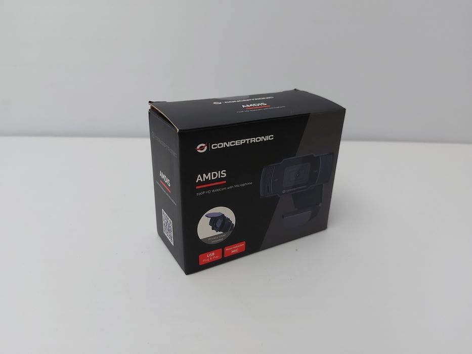 Conceptronic Webcam AMDIS 720HP com microfone