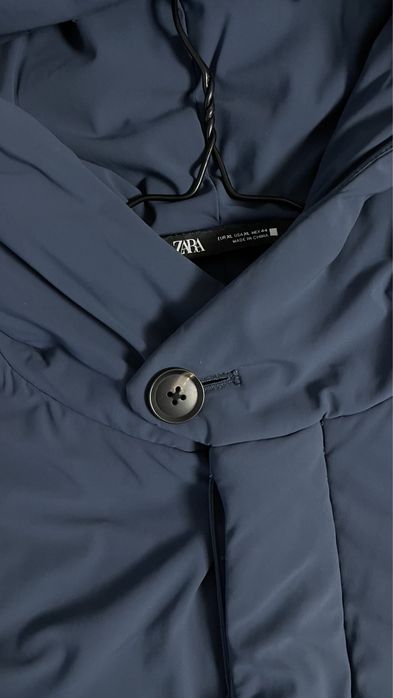 Пальто пухове довге zara