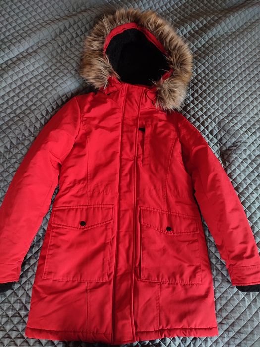 Płaszczyk płaszcz ciepły zimowy xs s