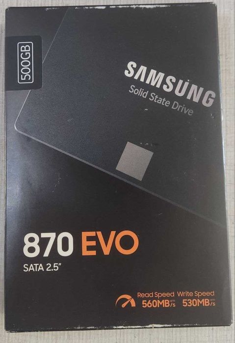 SSD накопичувач Samsung 870 EVO 500GB 2.5" SATAIII 3D V-NAND