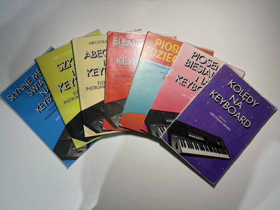Nuty na Keyboard Mieczysław Niemira - ZESTAW 7 SZTUK - Szkoła, Kolędy