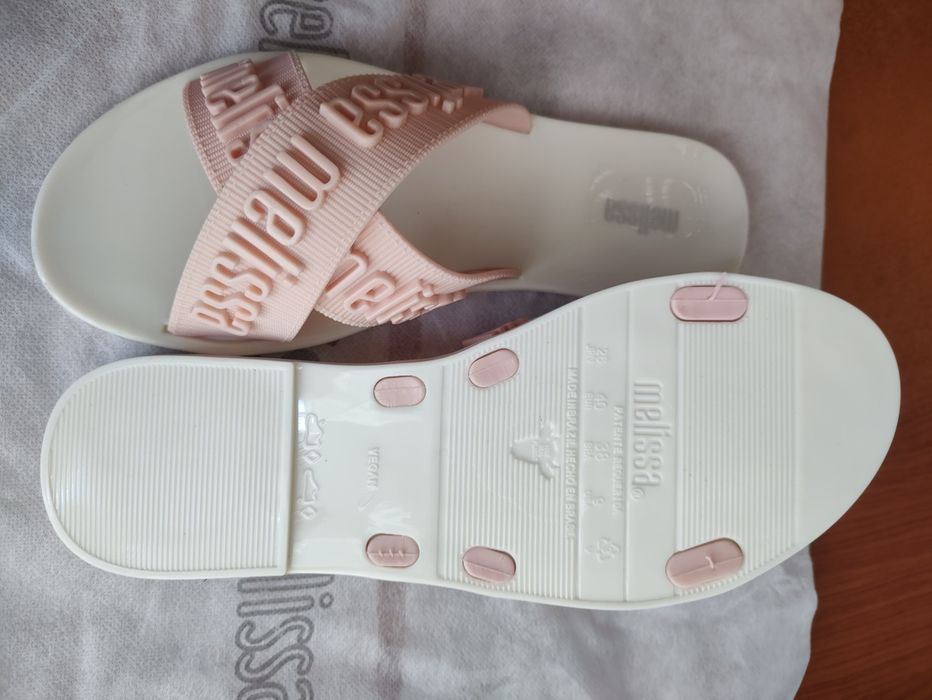 Женские босоножки melissa розовые 24.5-25 см