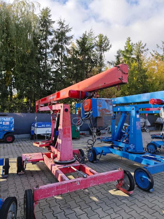 Dźwig Steinweg Bocker MK-300/5 Minikran żuraw wciągarka silki bloczków