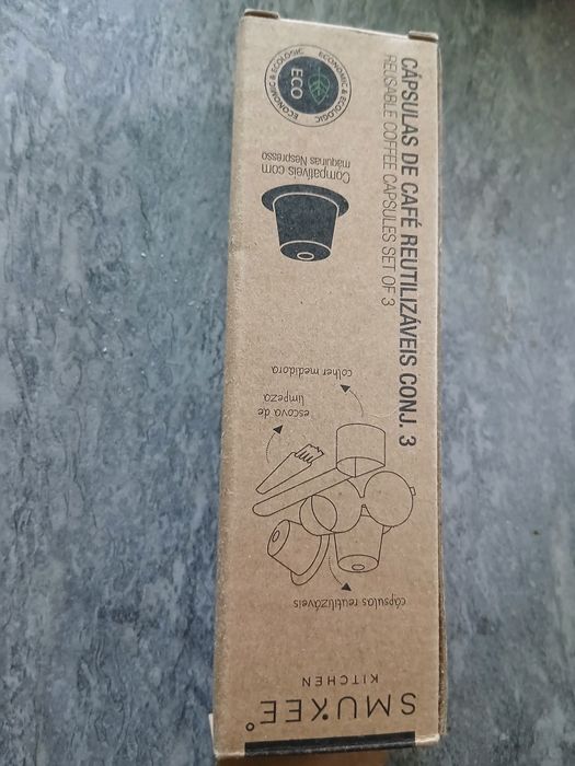 Cápsulas recicláveis de café