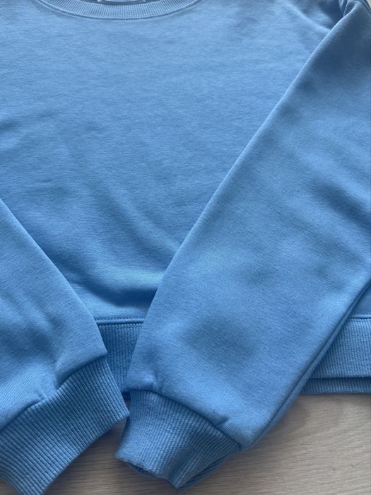 Krótka bluza niebieska roz S