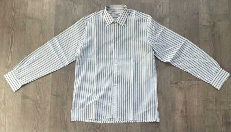 Camisa branca às riscas - Christian Dior - 39