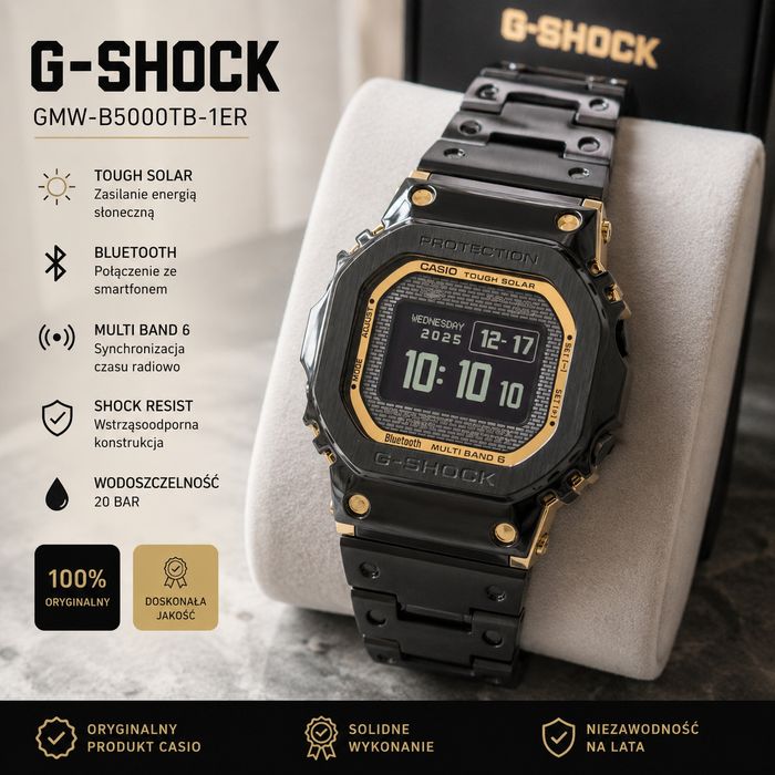 Zegarek Casio G-Shock Full Metal GMW-BZ5000BD-1ER | Stan Idealny /