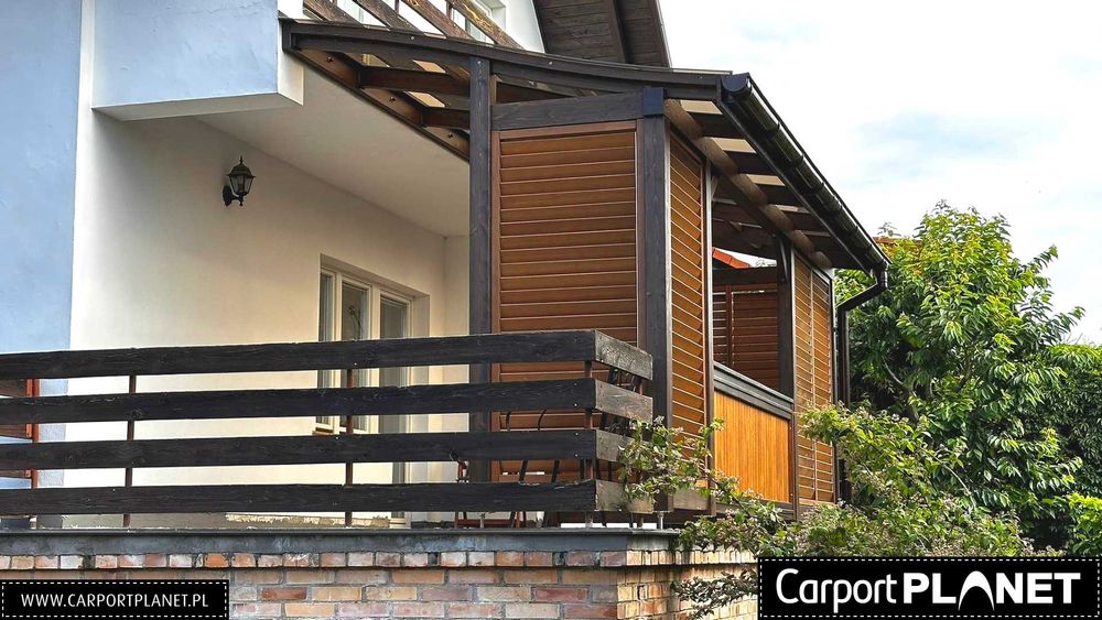 Zadaszenie pergola drewniana