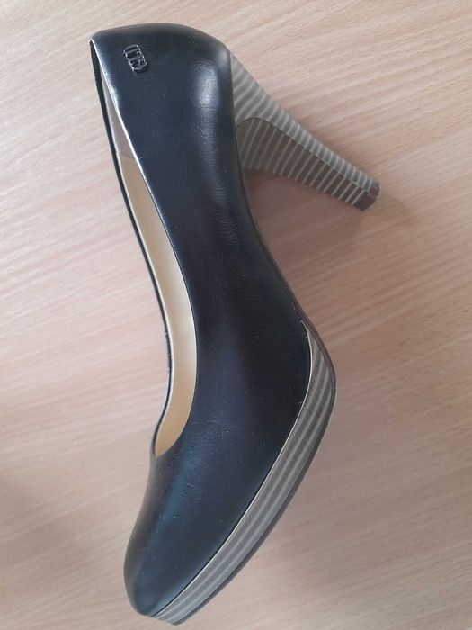 Czarne szpilki 10 cm eco skóra Graceland r. 40
