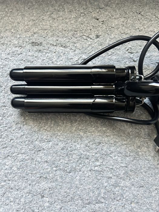 Плойка Потрійна Хвиля Pro Mozer MZ 6621 Зі щипцями 18 мм, Керамічне покриття З регулюванням температури