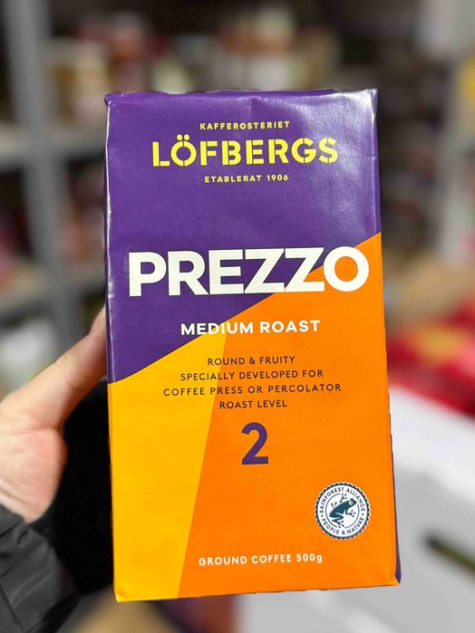АКЦІЯ Кава мелена Lofbergs Prezzo Medium Roast 500 г