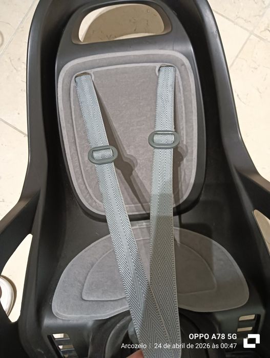 Cadeira de Bicicleta Bebé Gruvi Fixação no Porta-bagagens