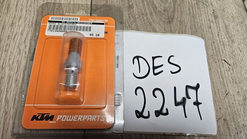 Oryginalna Śruba Odpowietrzająca KTM Speed Bleeder  77013920000