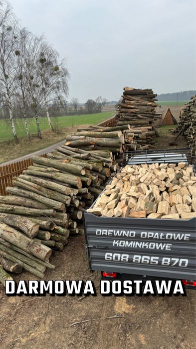 Grab buk dąb akacja /Drewno opałowe kominkowe z transportem