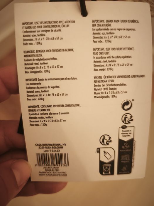 Pack de 4 cadeiras