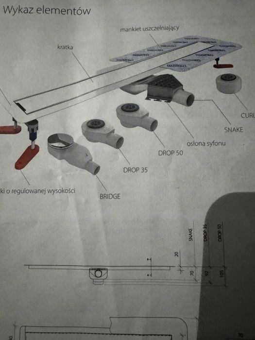 Sprzedam syfon wiper drop 50