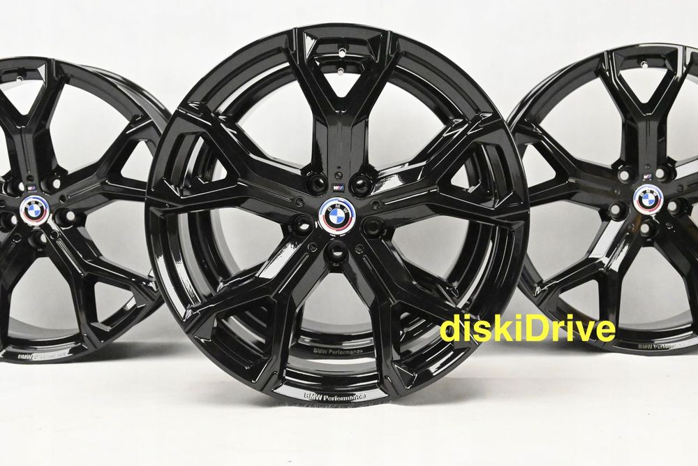 черные диски 741M стиль R20 21 22 на BMW X5 g05 X6 g06 X7 g07 X5M X6M X7M X3 g01 g45 X4 g02 X2 u10 X1 u11 так же на X5 f15 X6 f16