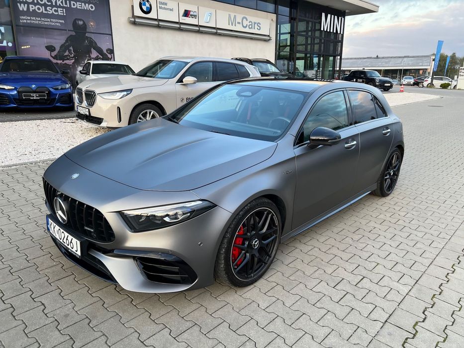 Mercedes-Benz Klasa A A45 S  AMG 421 KM Full wersja Salon PL Pierwszy wł. Bezwypa. 100%