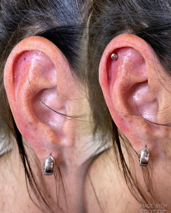 Прокол вушок діткам та дорослим