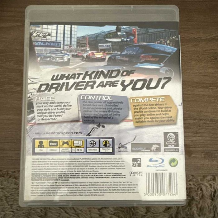 Need for Speed: Shift PS3 (Sony PlayStation 3, 2009)