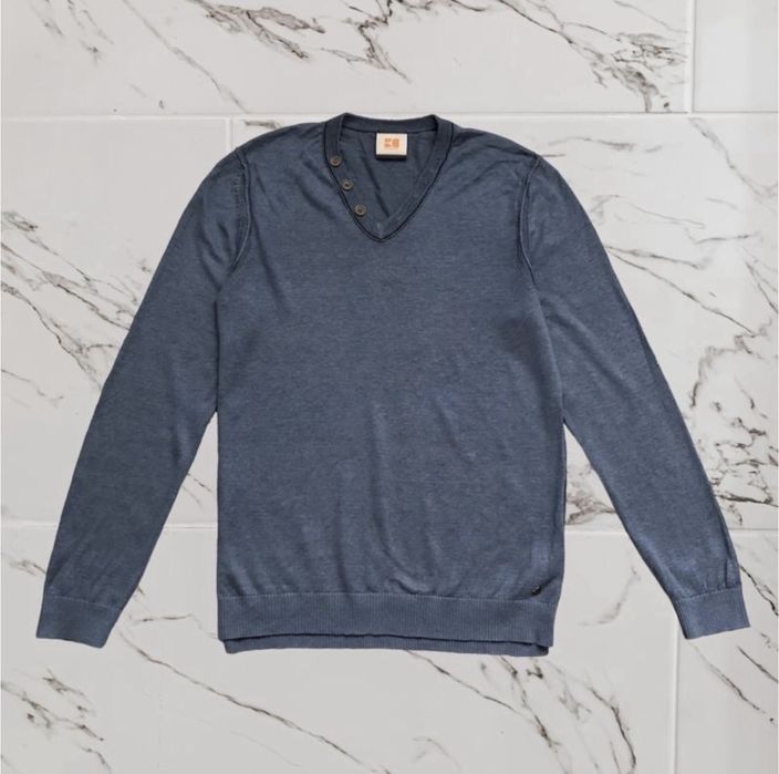 Оригінальний джемпер, светр з льону Hugo Boss